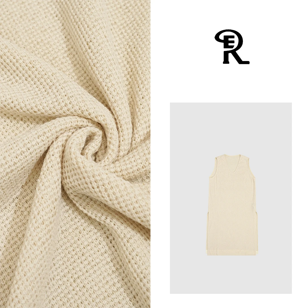 RE夏季通勤风V领无袖气质中长款连衣裙RE452036