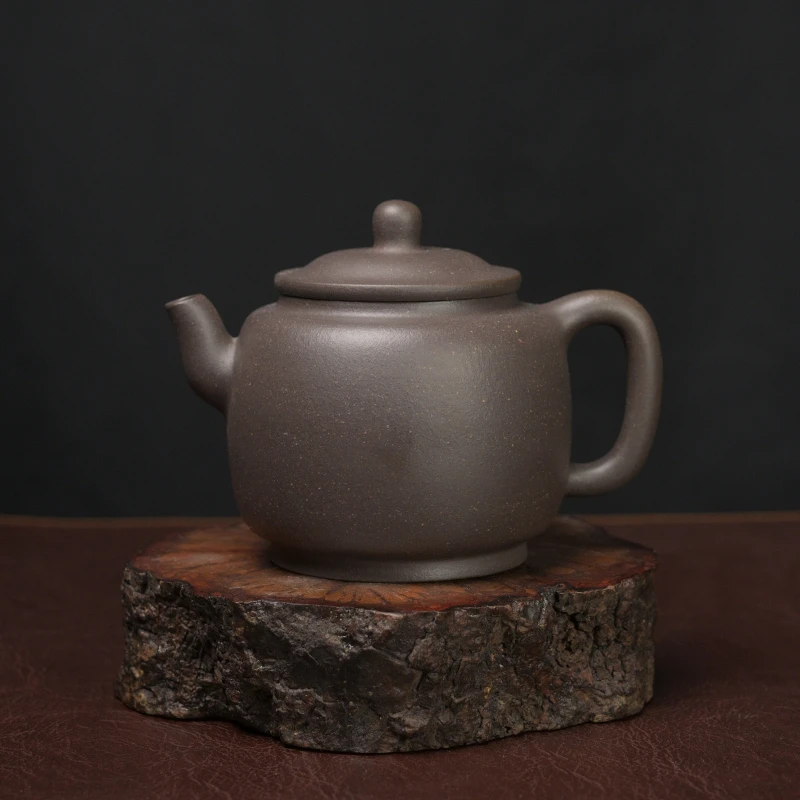 天青泥墨林300cc 精工半手制大容量实用器茶壶茶具