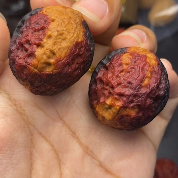 把件文玩核桃36尺蛇皮元宝