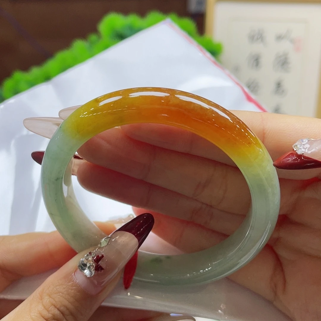 翡翠手镯未镶嵌48 号链接