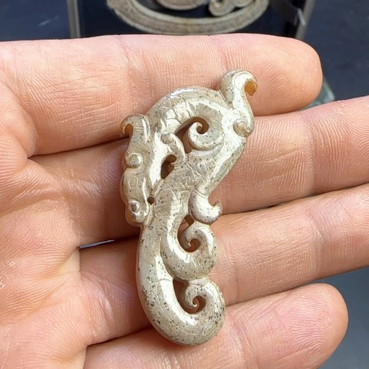 和田玉挂件未镶嵌付*付