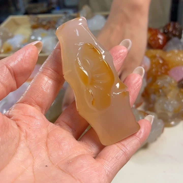 玛瑙/玉髓未镶嵌吊坠(不含链)