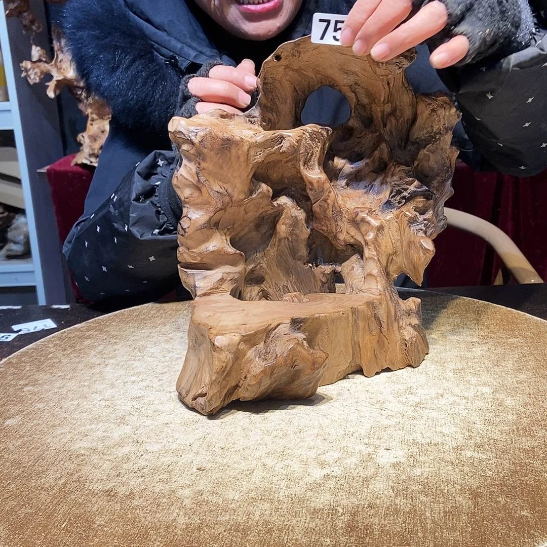 清***醒759。株木随行根艺