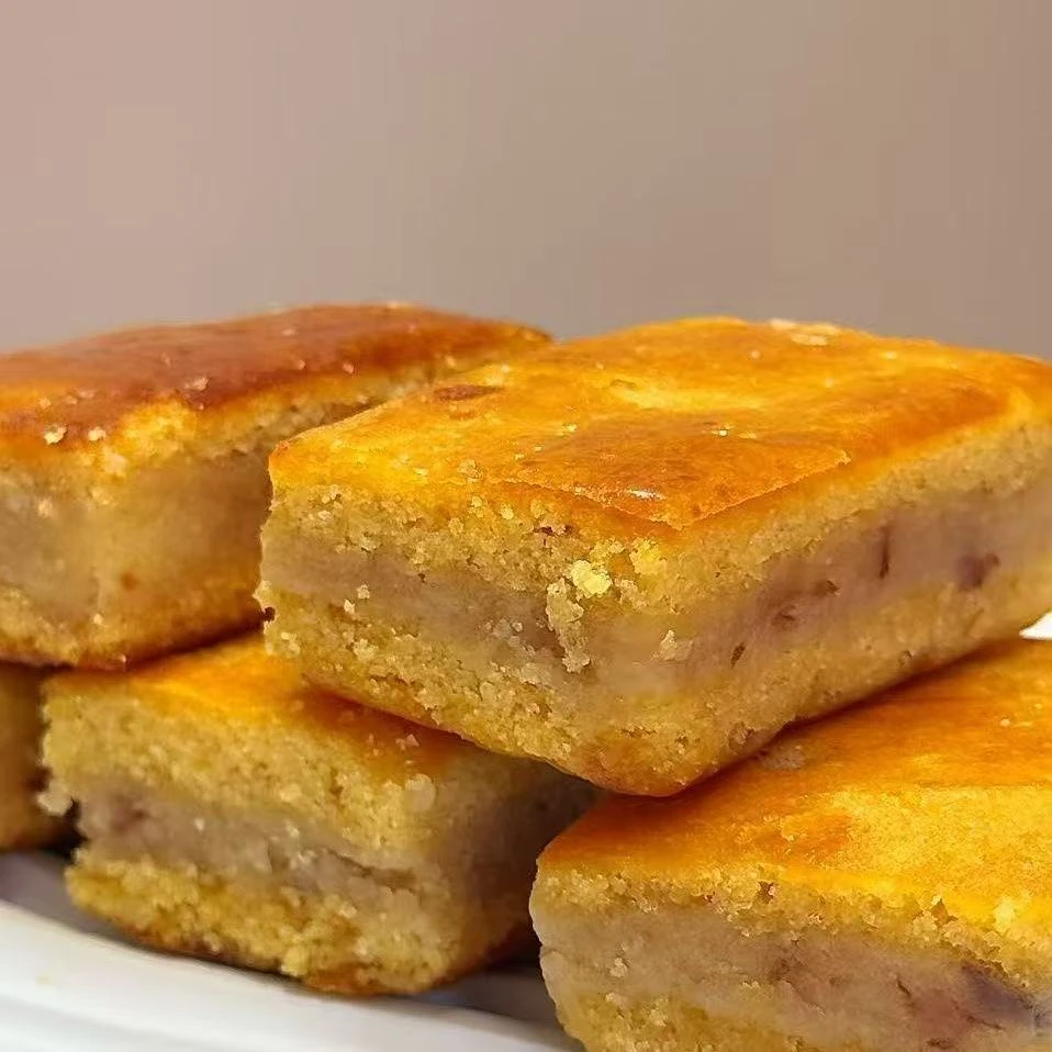 正宗云南特产乔三香传统老式豆沙馅糕点玉溪荞粑粑五仁饼怀旧零食