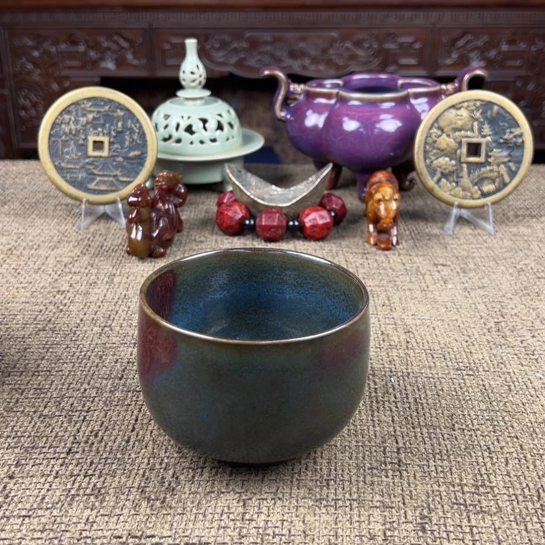 Lao窑瓷直播间开门货陶瓷艺术品正能量