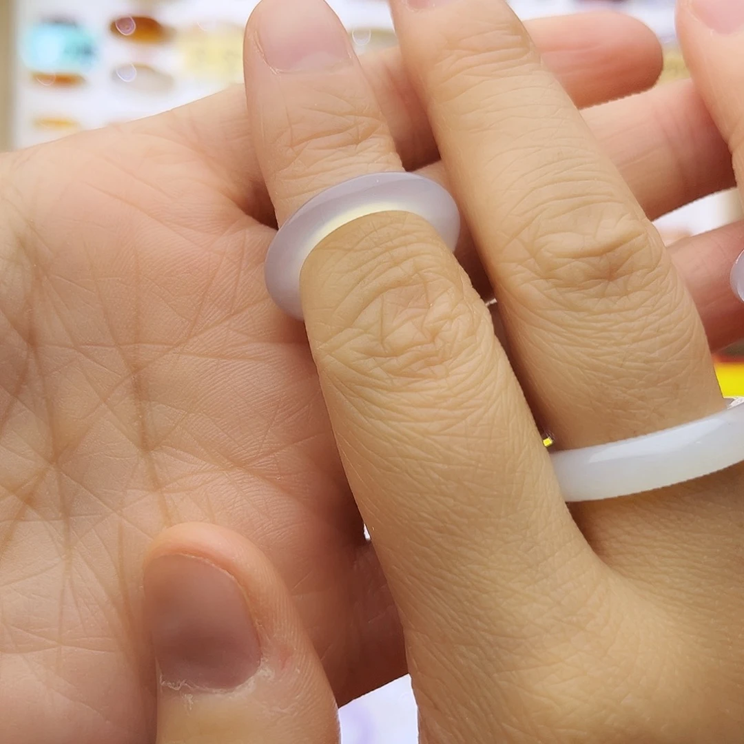 玛瑙/玉髓戒指未镶嵌