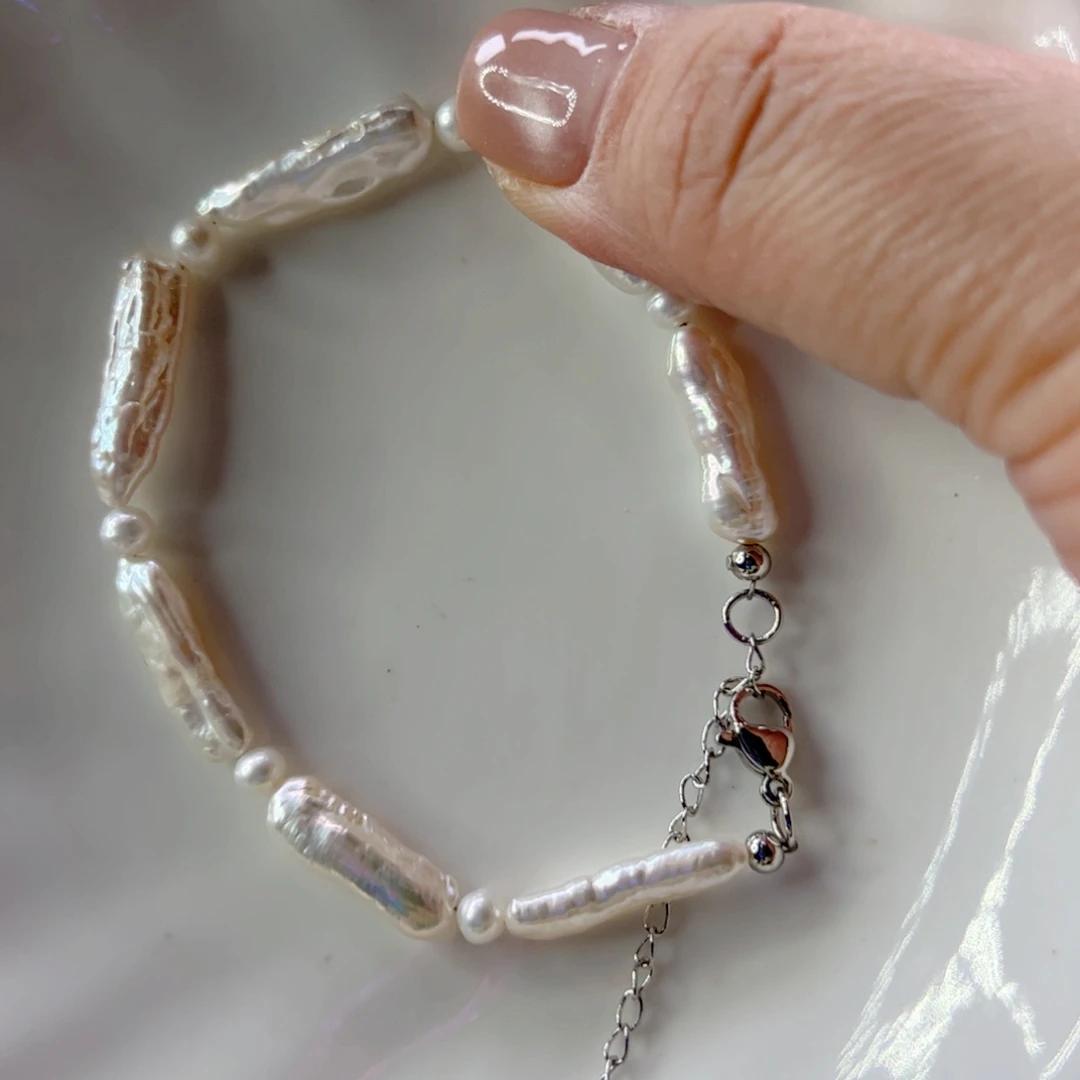 淡水珍珠手绳合金460