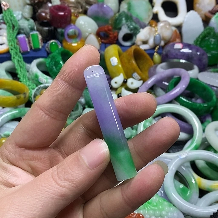 颈饰未镶嵌翡翠缅甸翡翠首饰配饰