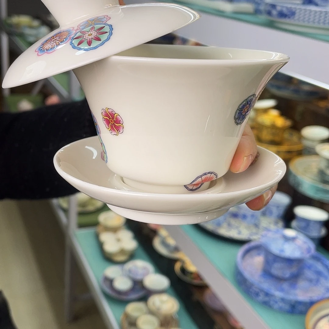 盖碗茶具套装家用链接