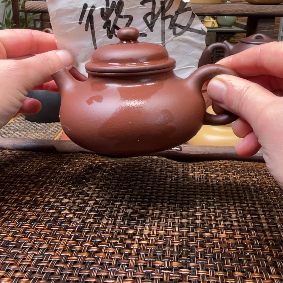 懿***篪紫砂茶壶宜兴原矿紫砂手工制微瑕180