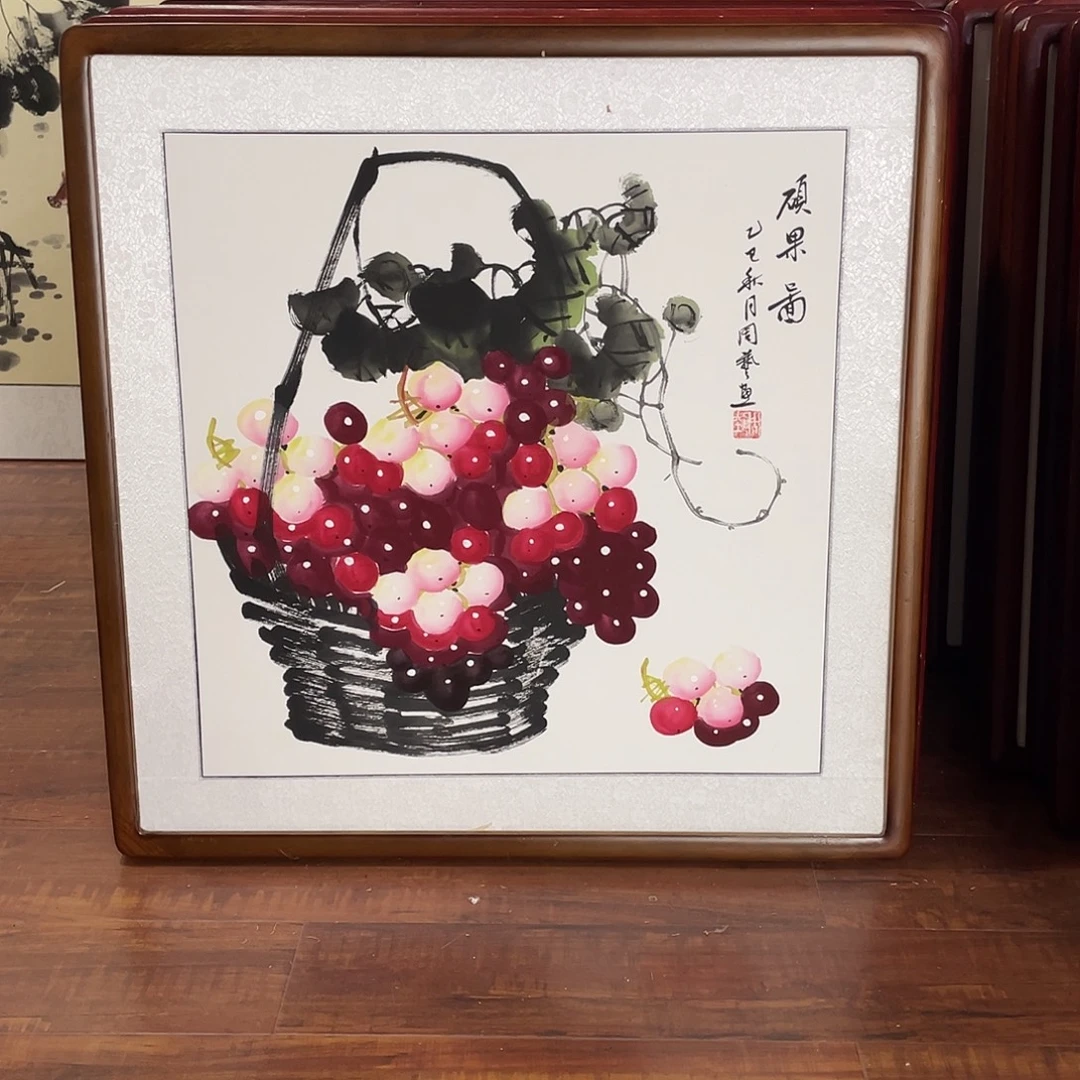 国画带框尺寸63*63厘米