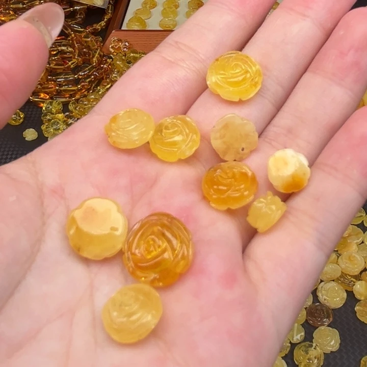 琥珀未镶嵌吊坠(不含链)