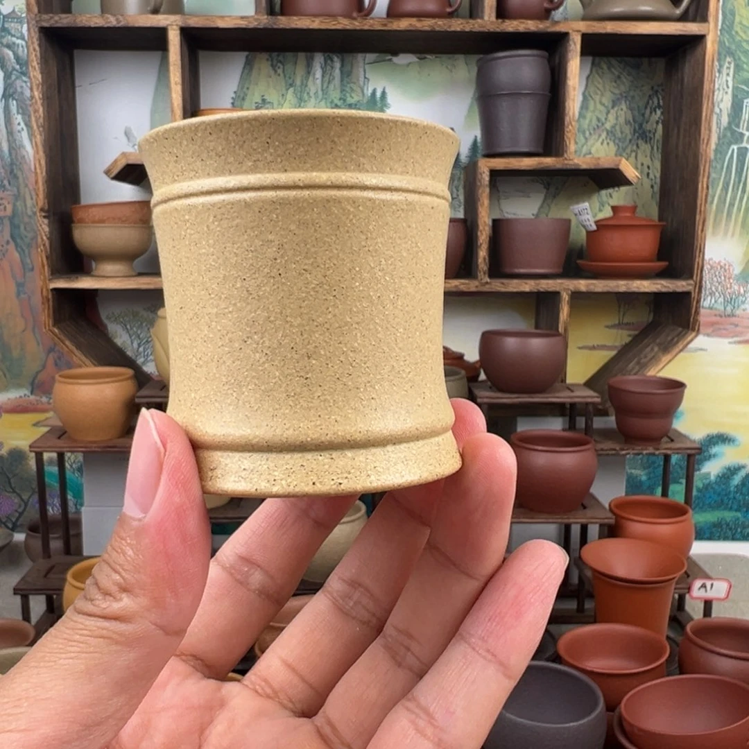 茶杯紫砂拙器甄选，纯原本矿。