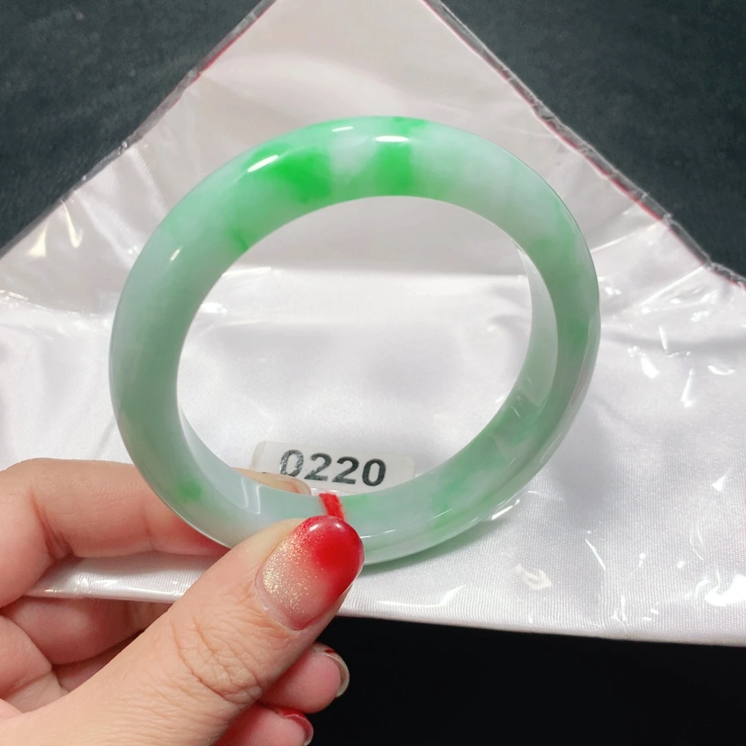 翡翠未镶嵌手镯0220-03