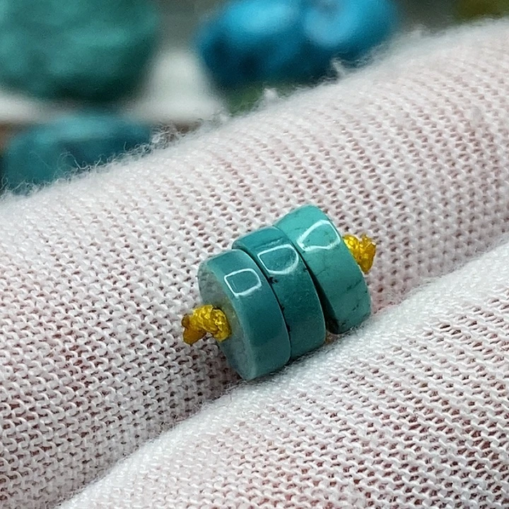 绿松石未镶嵌天然原矿 地大质检