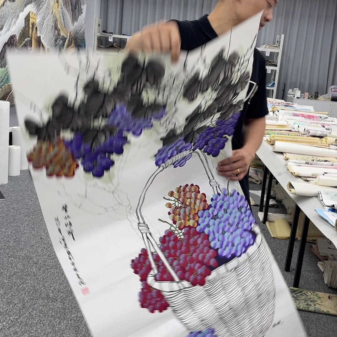 国画纯手绘字画宣纸