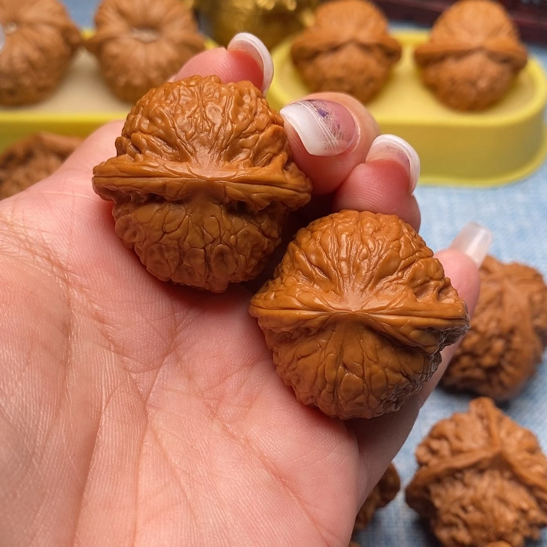 雀***轩把件文玩核桃毕业肉球乾隆磨36+全品