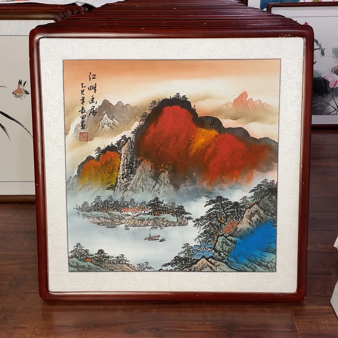 国画带框尺寸63*63厘米