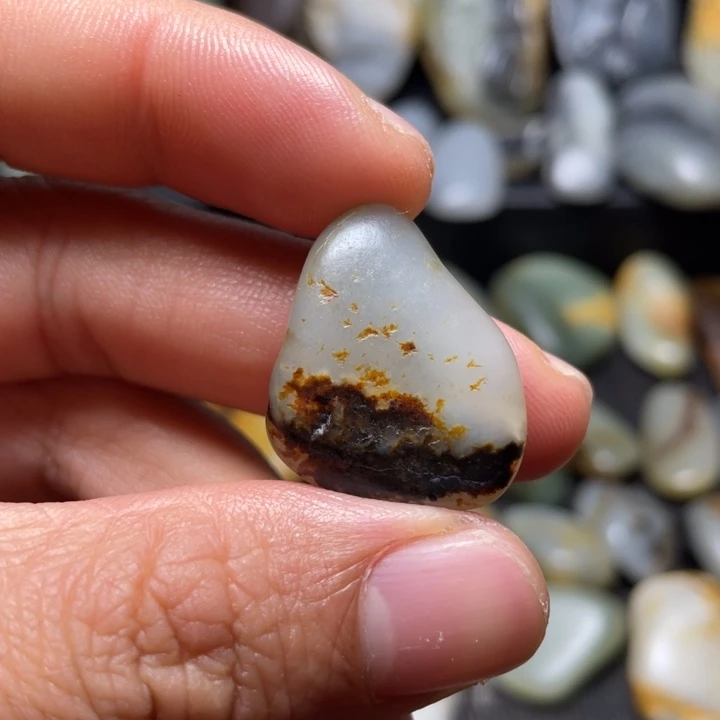 和田玉未镶嵌挂件32