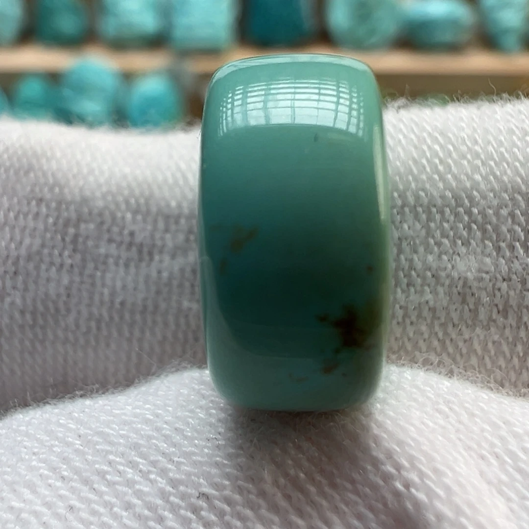 绿松石未镶嵌配饰12.8×6.1