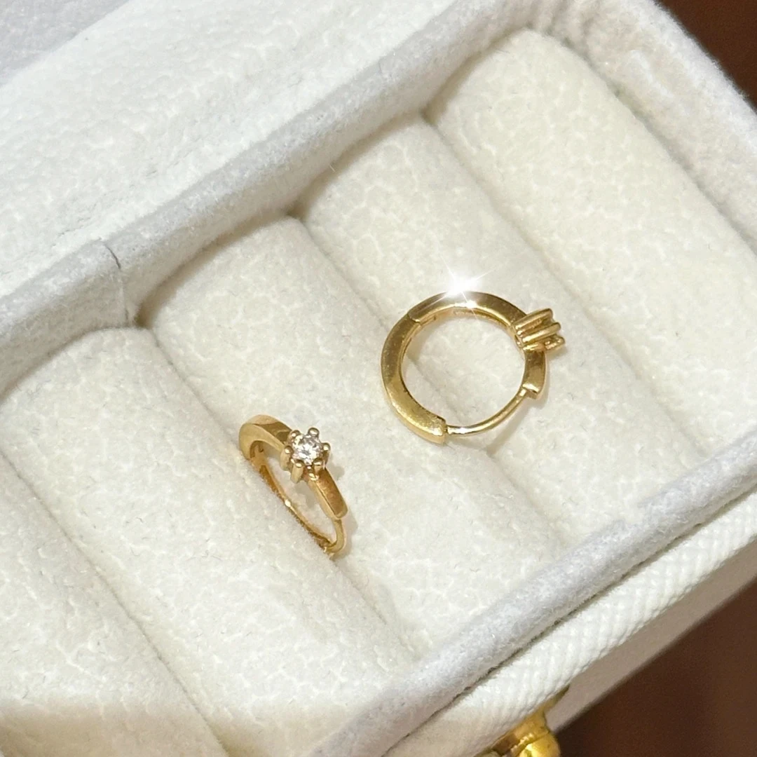 【六言精选】ZSES01914 【18K金耳包】