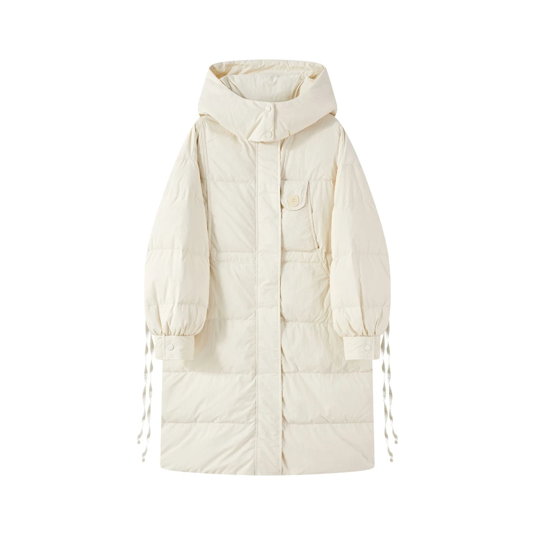 【胖哥专属】可溯源安心90白鹅绒 设计款中长款鹅绒服