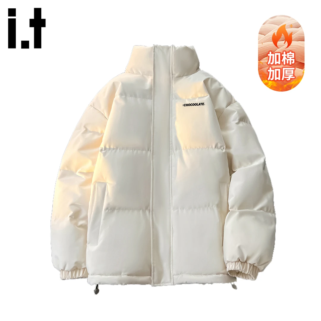 i.t:CHOCOOLATE防寒加厚棉服男士2025秋冬新款立领保暖面包服外套