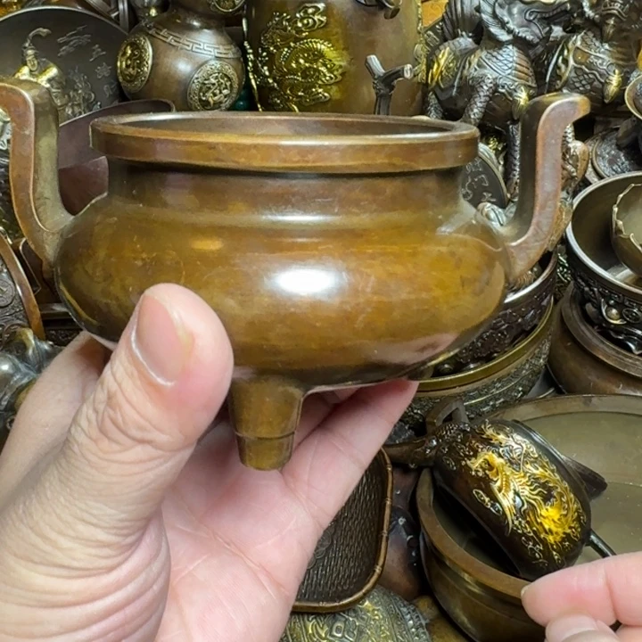 铜器摆件收收藏藏