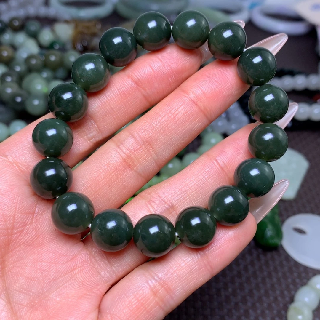 未镶嵌手串和田玉卡12