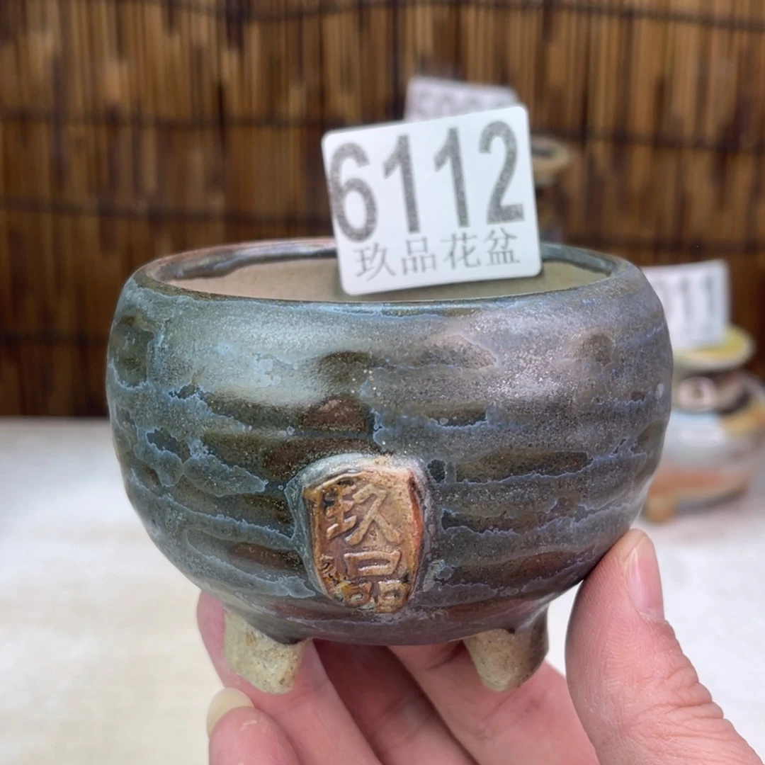 手工花盆默认瑕疵完美者勿拍