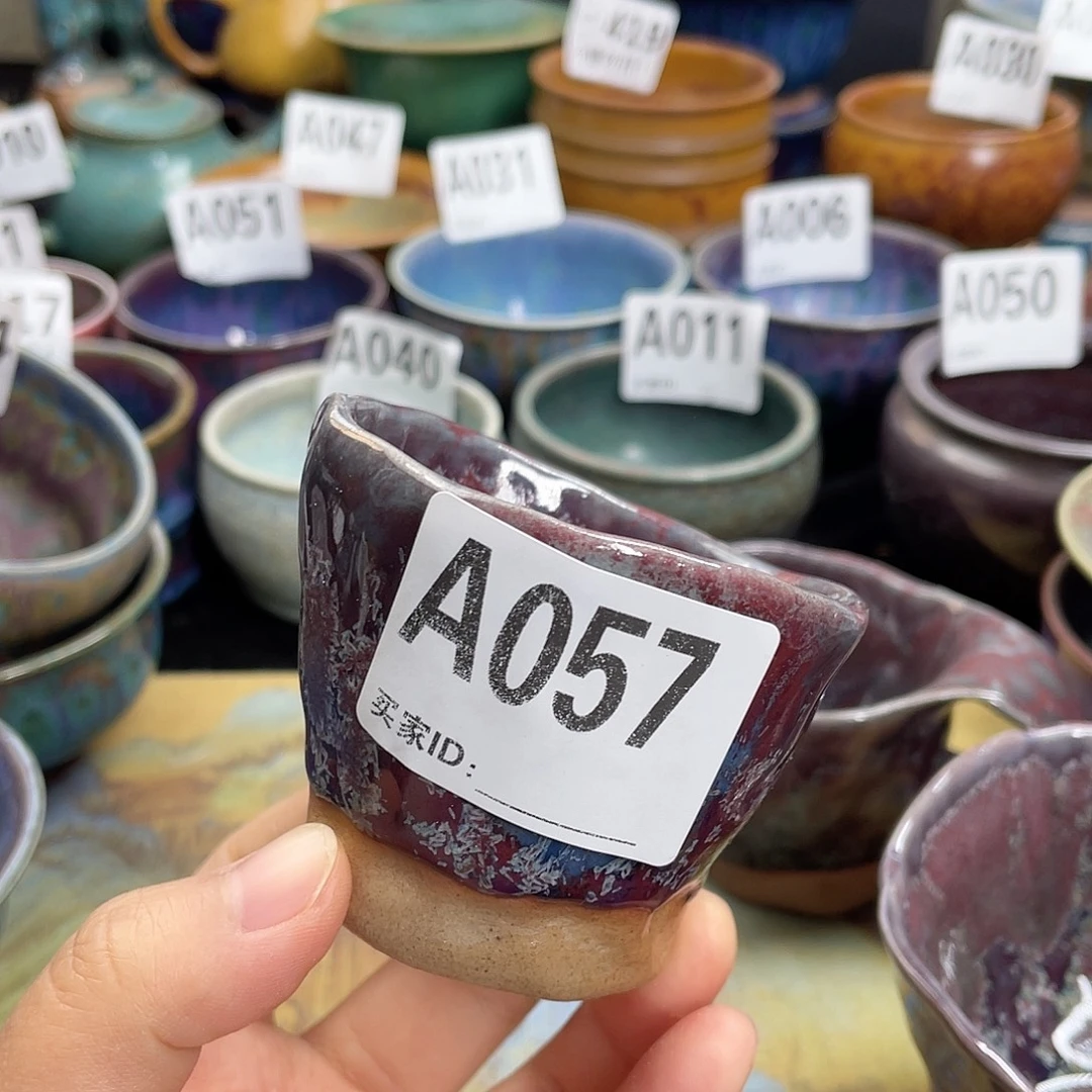 摆件陶神后钧瓷原产地钧瓷微瑕