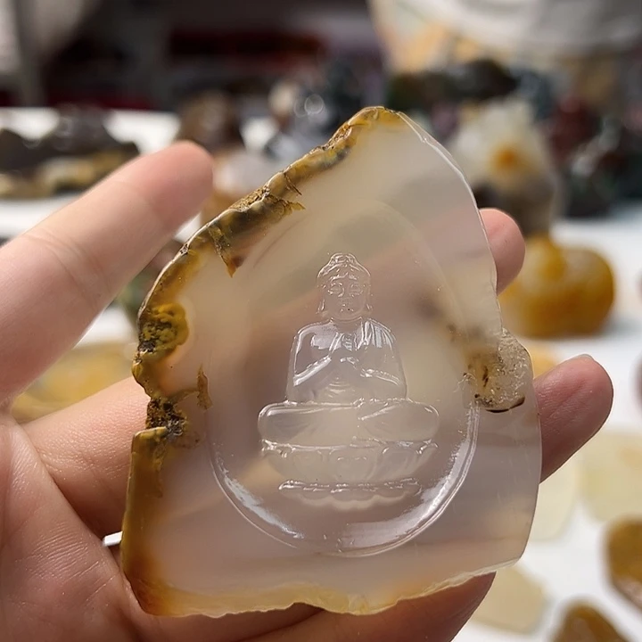 未镶嵌颈饰玛瑙/玉髓