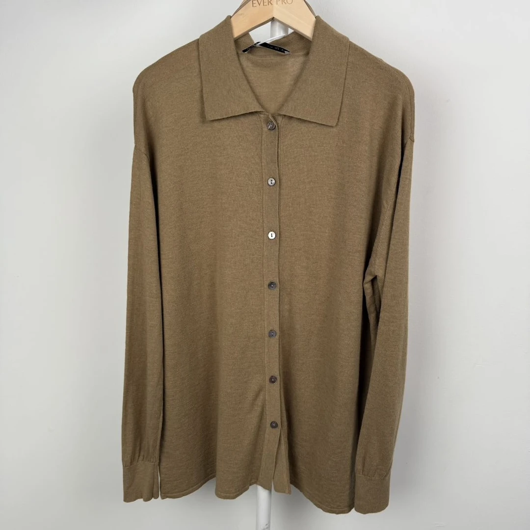 6079休闲毛衣时尚百搭上衣简约纯色舒适针织秋季女士潮流秋冬气质