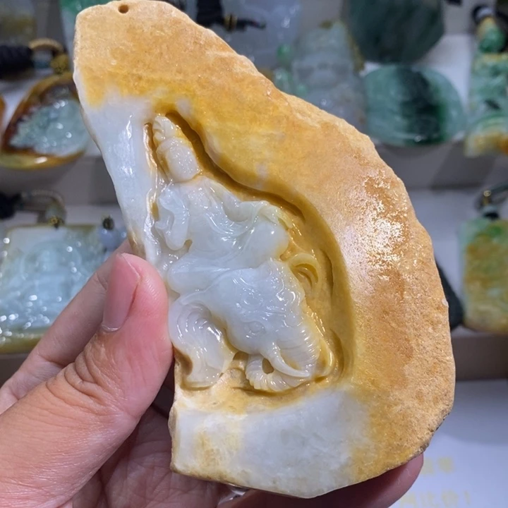 【闪购商品】颈饰未镶嵌翡翠王*笠普贤