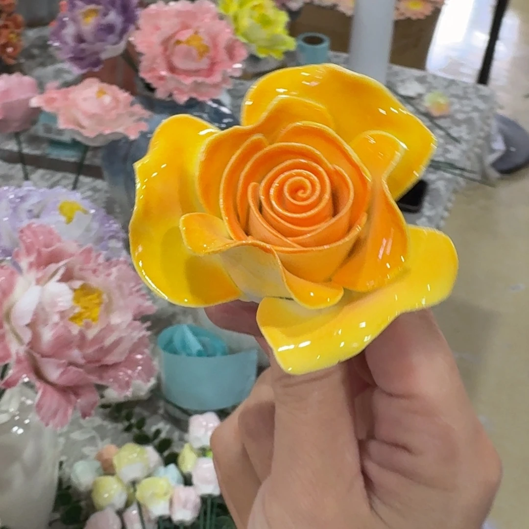 陶瓷花拍满20元发货，退款拉黑