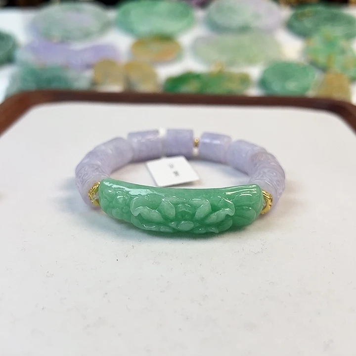 未镶嵌手链翡翠手牌