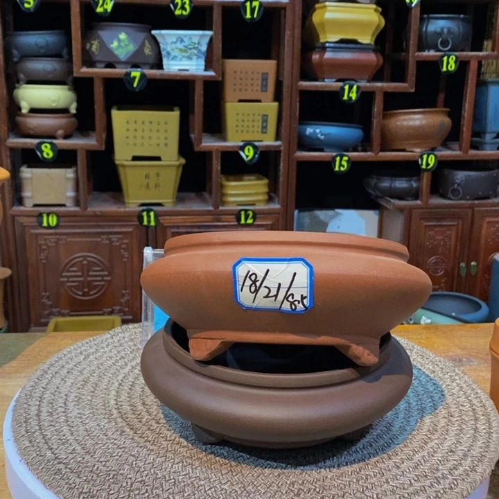 紫砂花盆紫砂紫砂