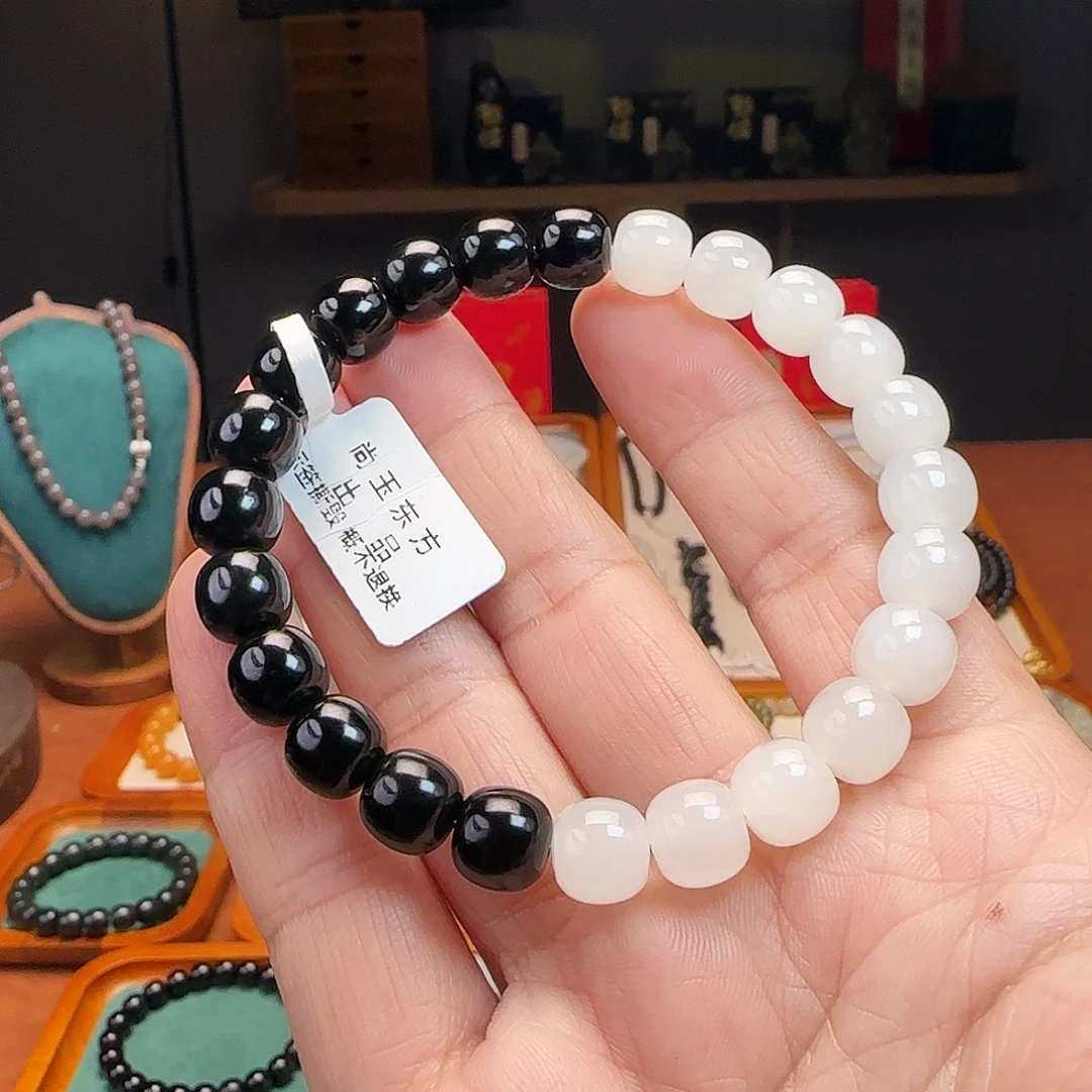 和田玉未镶嵌手链