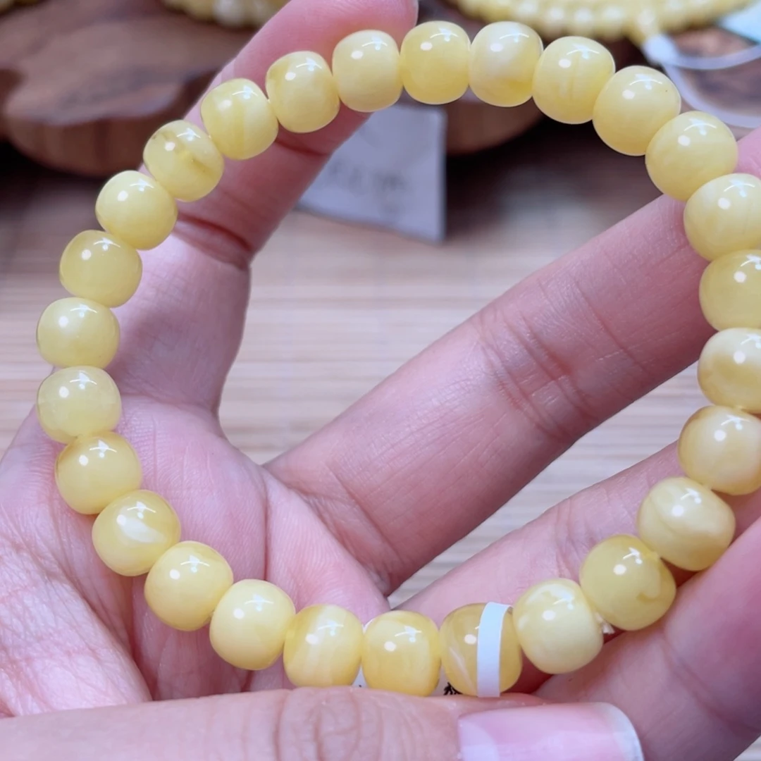 蜜蜡未镶嵌手串蜜蜡