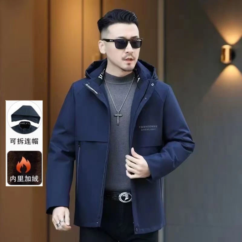 【抢完下架】F1A时尚冬季绒派克服保暖御寒加绒加厚可拆卸帽