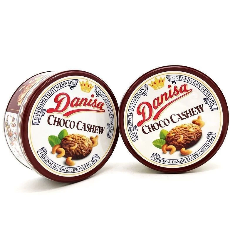 印尼进口Danisa皇冠丹麦曲奇饼200g休闲巧克力腰果口味零食礼盒