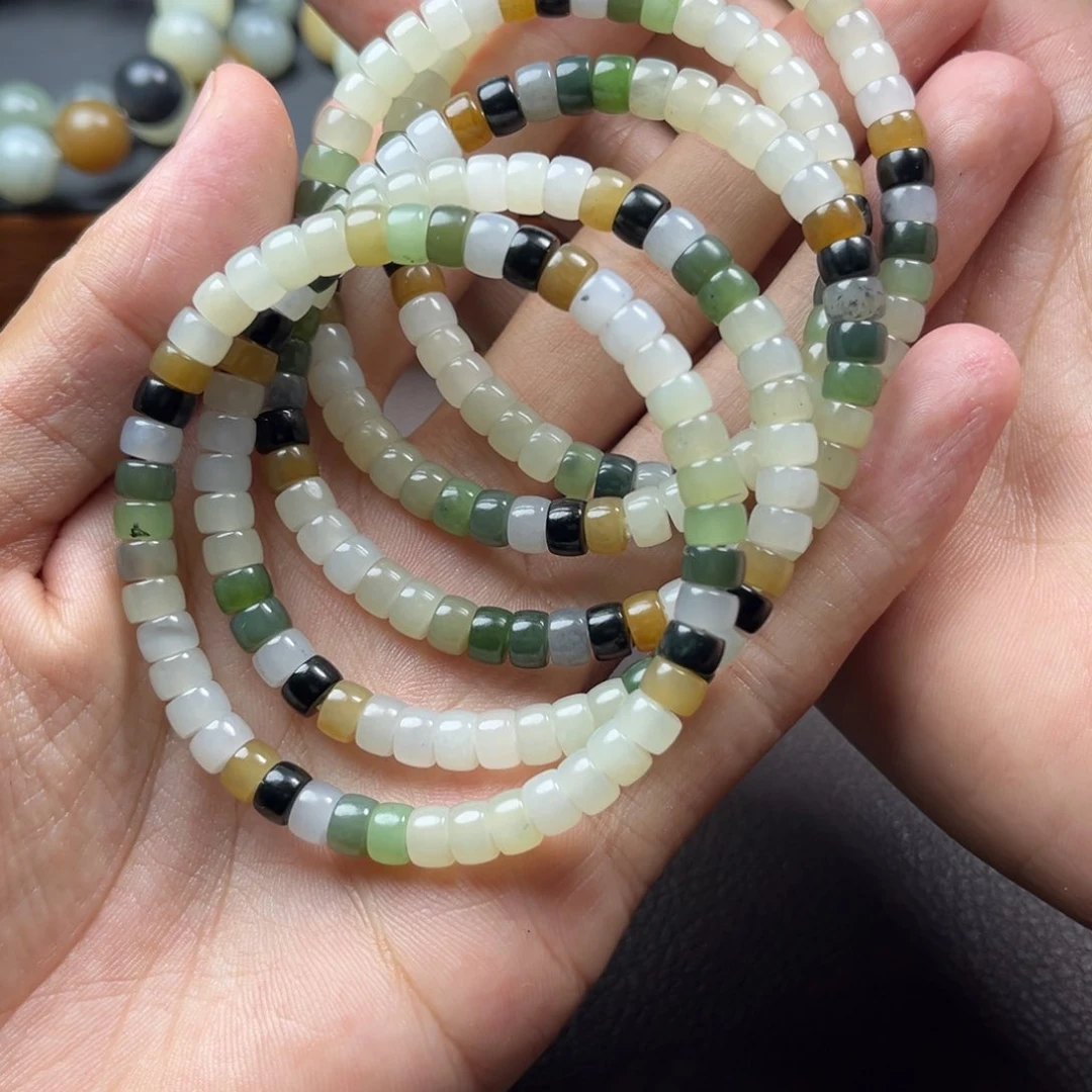 我***鱼手链未镶嵌和田玉