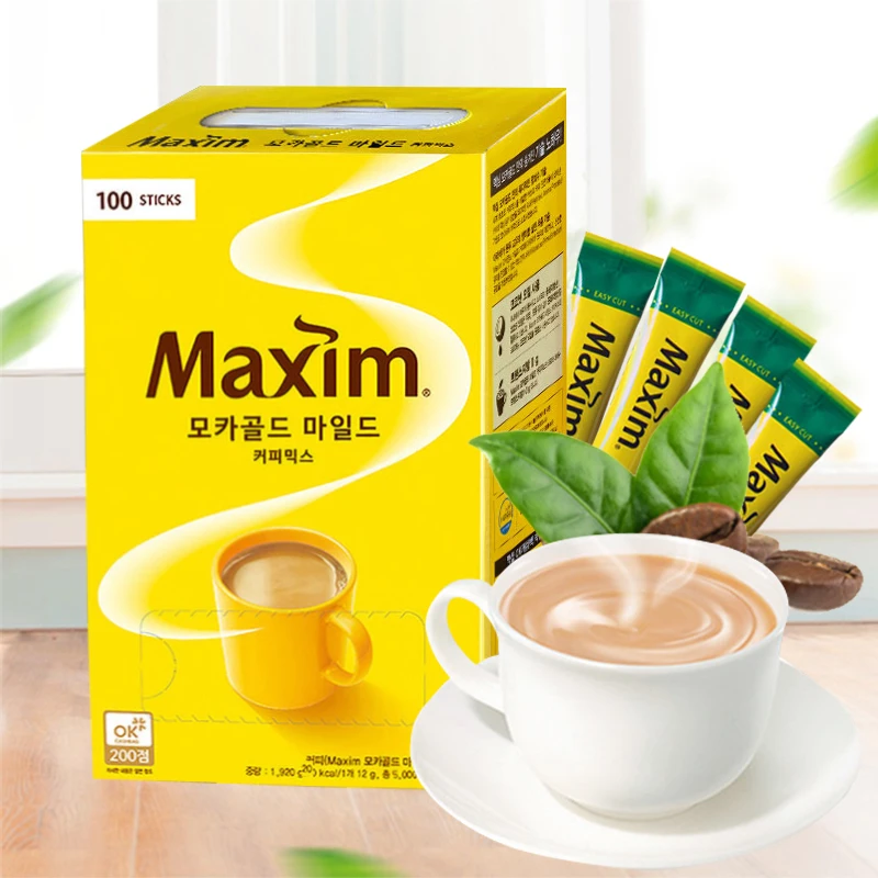 韩国进口 东西黄麦馨三合一摩卡咖啡Maxim速溶咖啡