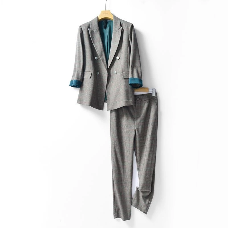 T975西装套装气质时尚休闲百搭韩版
