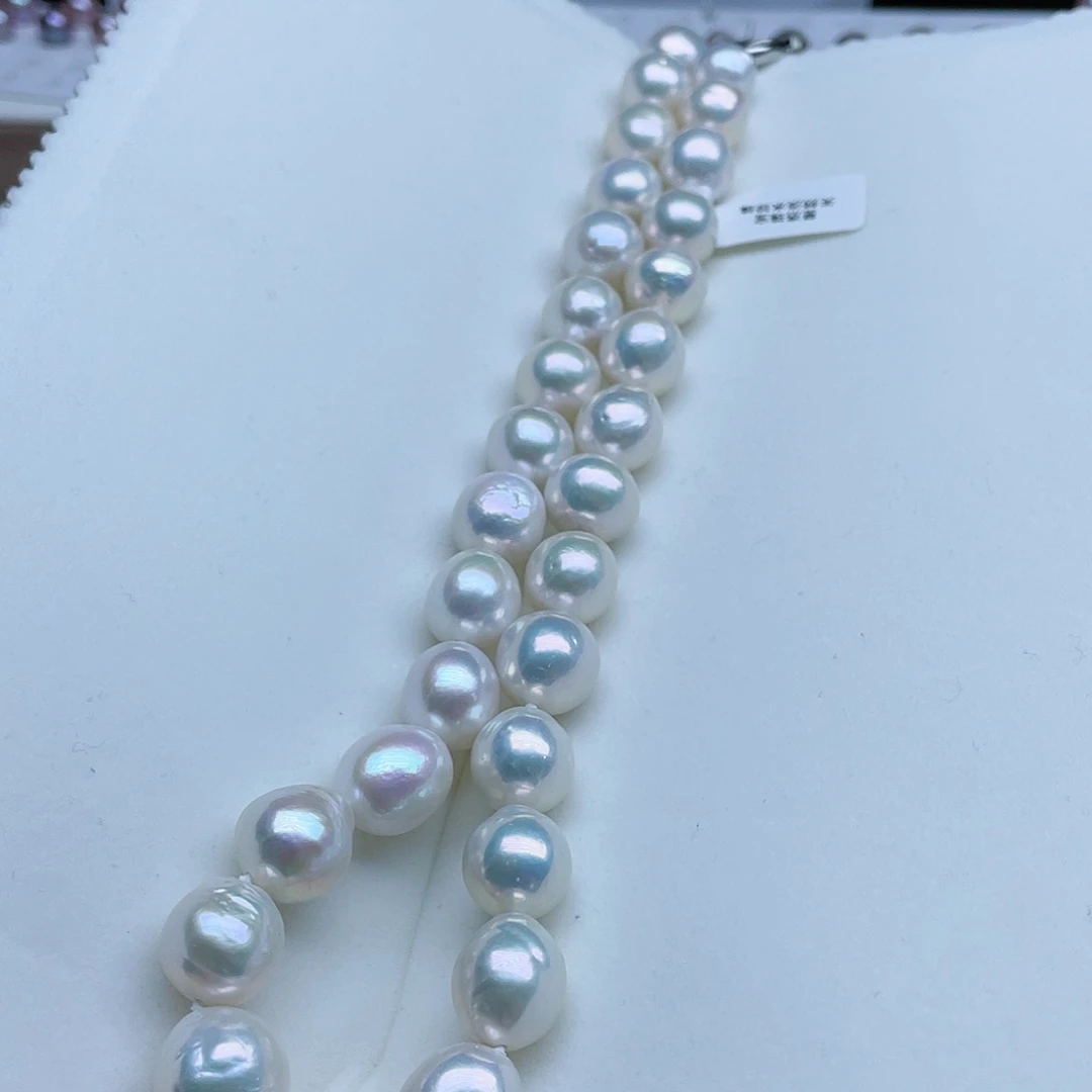 淡水珍珠颈饰银S925镶嵌