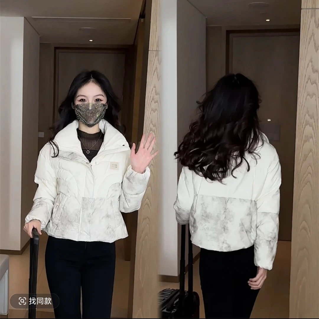 【素境】6602#小个子短款时尚宽松加厚韩版冬季棉服百搭休闲洋气