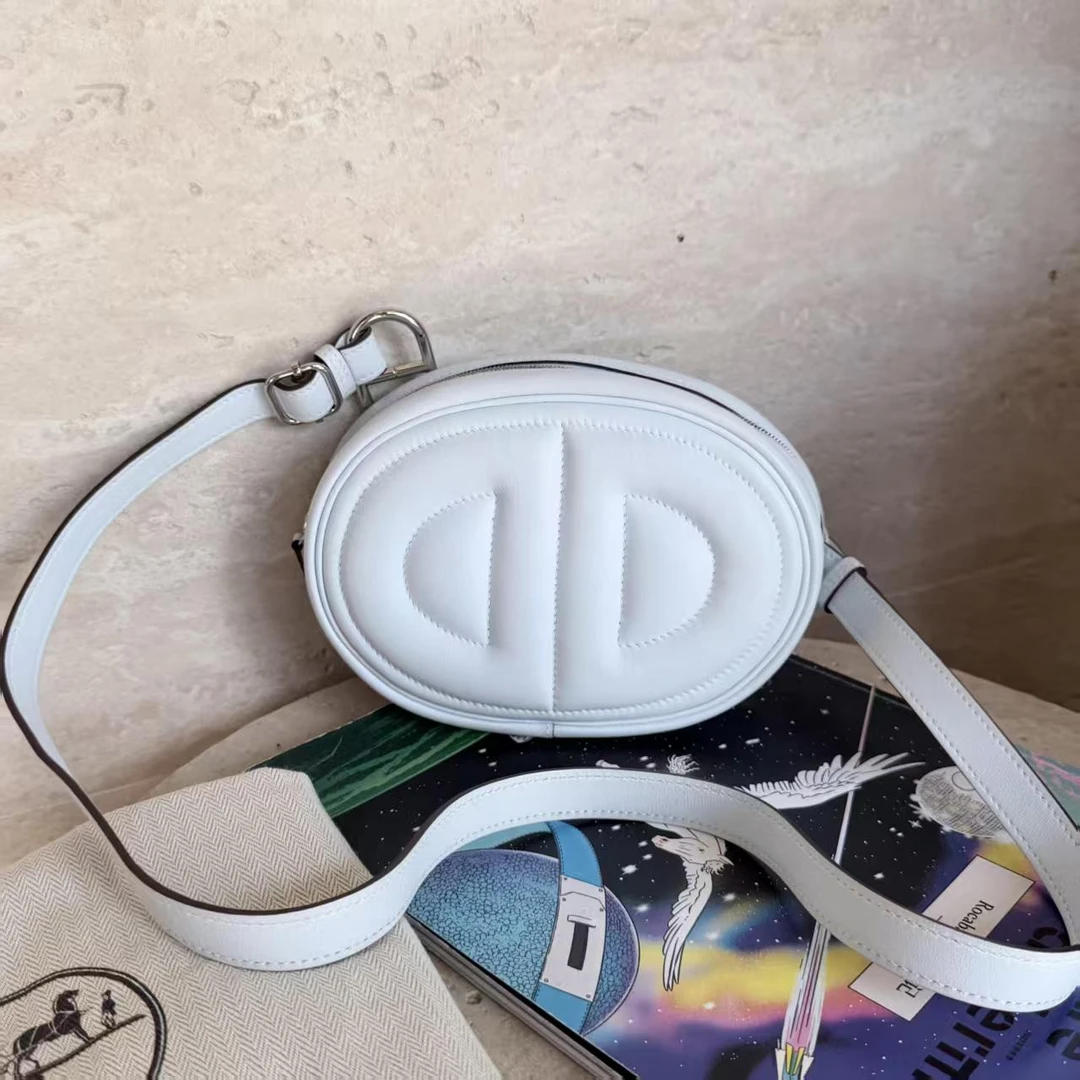 99新 Hermes/爱马仕 圣杯蓝猪鼻子腰包 /63663063/12期/代卖服务