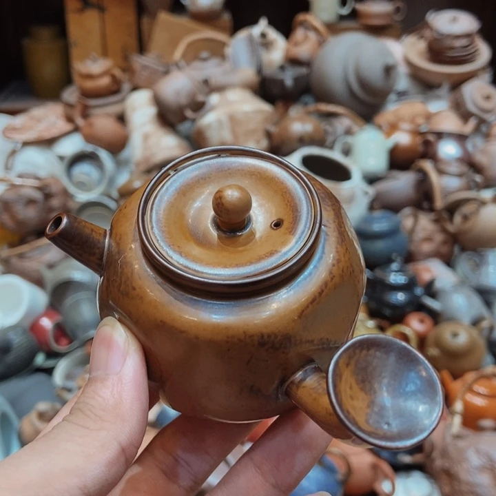 柴烧老岩泥高端茶器