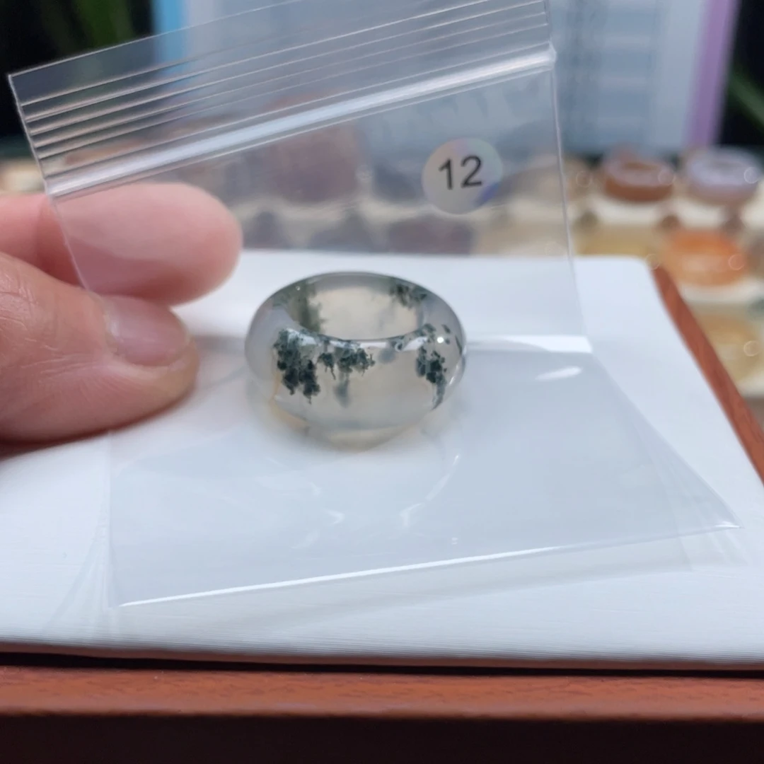 玛瑙/玉髓未镶嵌戒指Z16.2港12