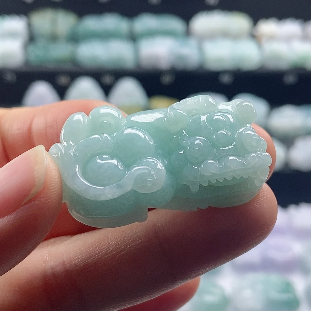 颈饰未镶嵌翡翠翡翠貔貅